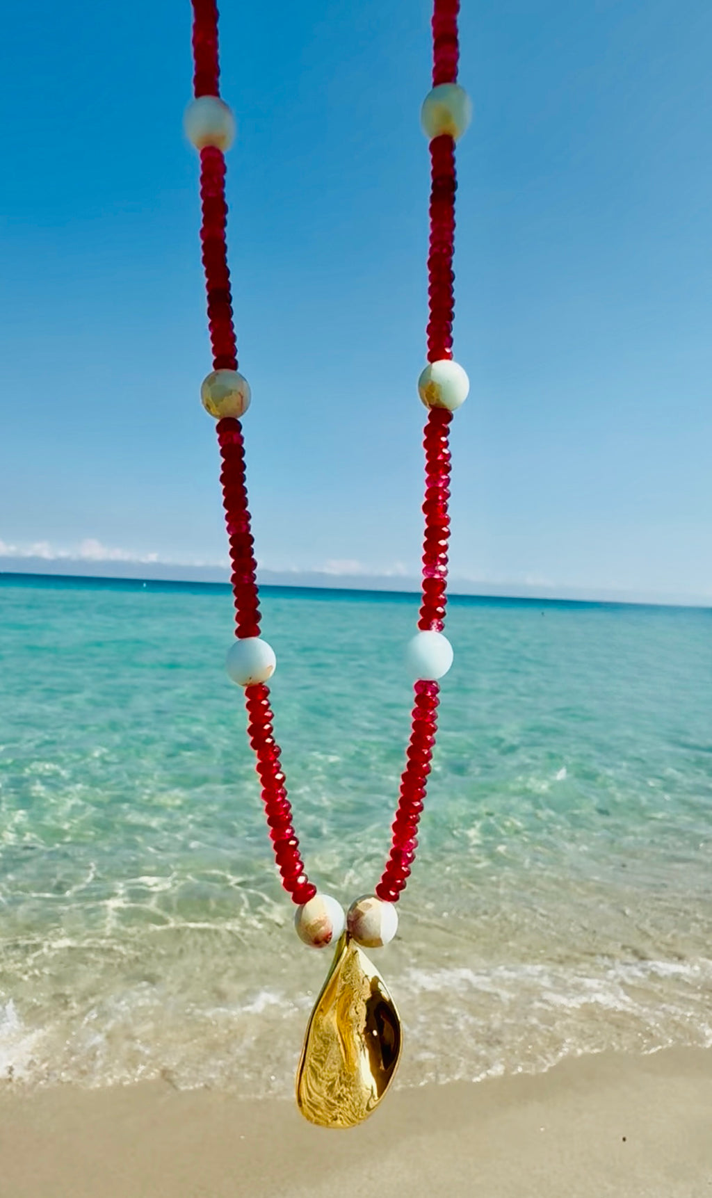 Crimson Madre Necklace