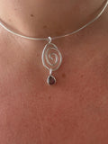 Multi Tourmaline Spiral Choker