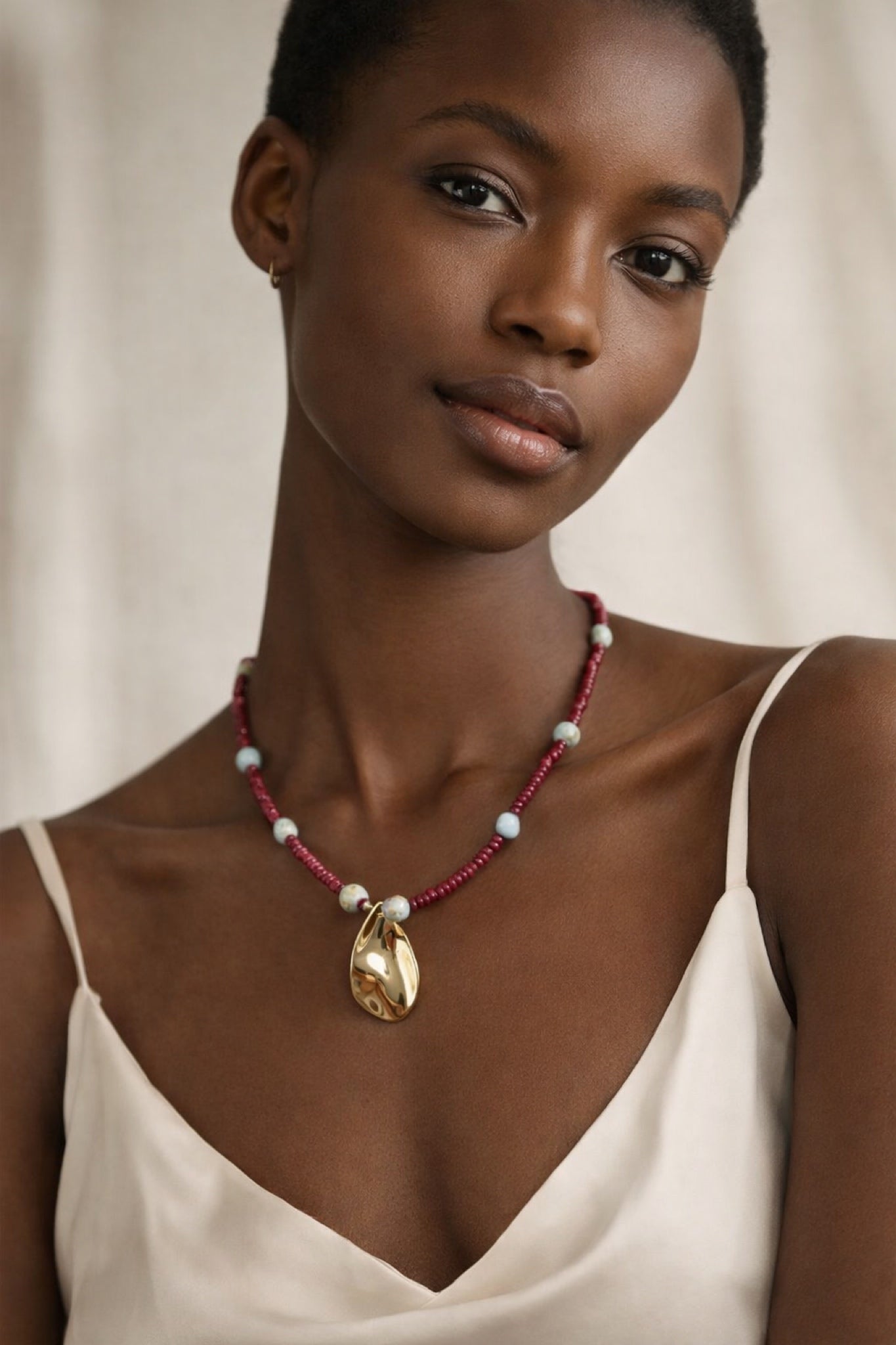 Crimson Madre Necklace