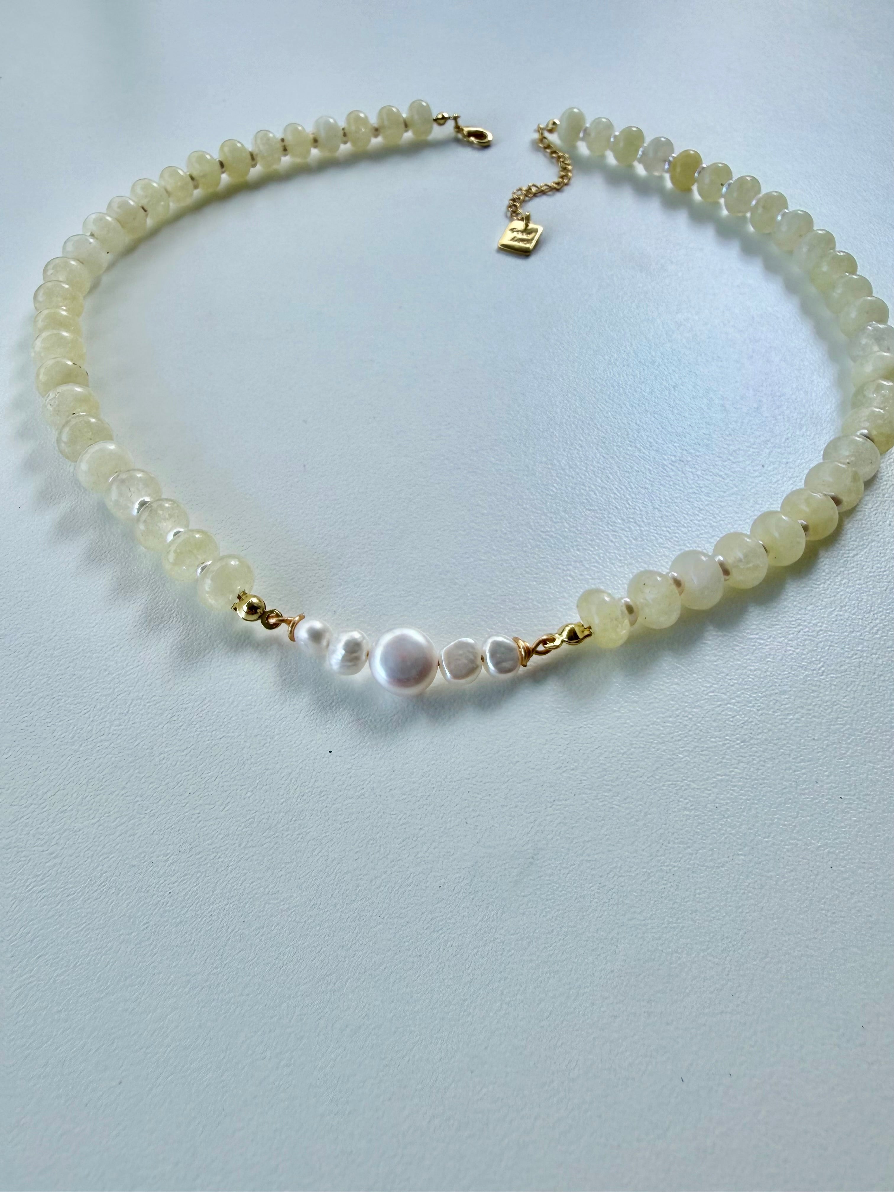 ネックレス 【OURA / オーラ】Combination pearl necklace 01