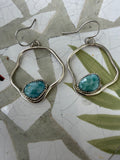 Larimar Dangling Earrings