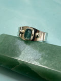 Baby Blue Tourmaline Adjustable Ring (size 8.5-11.5)