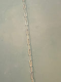 Sterling Silver Paperclip Chain