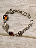 Citrine Swirl Bracelet