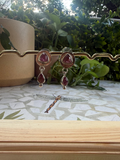 Pink Tourmaline Earrings
